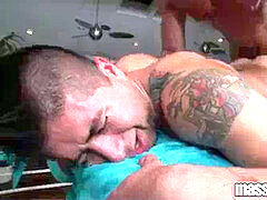 Lads, facial cumshot, bj