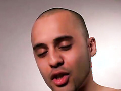 Hot latino Billy released a big load after jacking his huge cock
