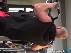 Finger-Banging Straighty Shoots A Load