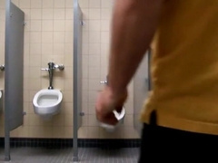 Jerking in a public shower