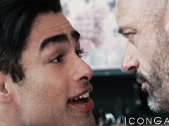 Lucas Leon blackmails Prof DArclyte to satisfy his sexual needs