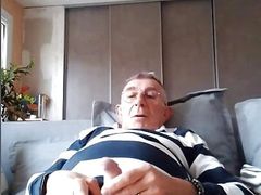 Grandpa big cumshot