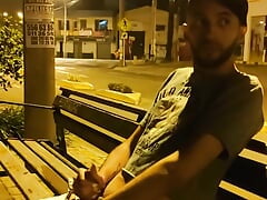 Jerking off in the street and getting caught multiple times