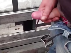 Spritzig beim ablad im LKW Aufliger