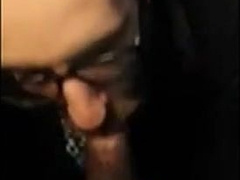 Hot bearded guy sucking guy in public restroom 9