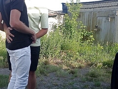 Blowjob near garages