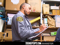 YoungPerps - teenage shoplifter punished by a super-naughty mallcop