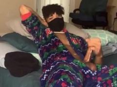 Lad Home alone Masturbating off in Onesie (toes Curl)