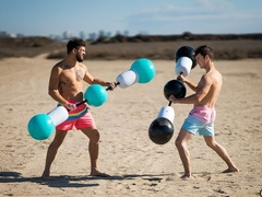 Brysen and Archie play silly games before raw anal