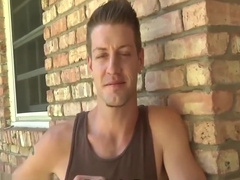 Blonde twink gets his ass pounded - Bukkake Boys