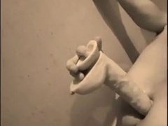 Big dildo balls deep in twink 2