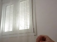 Horny Wank After Wearing Panties To Work All Day #13