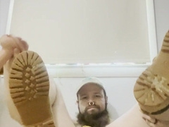 Furry Construction Employee Plays With Fuck-Hole