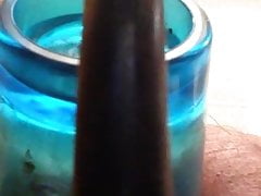 Pumping and fingering my sloppy arse