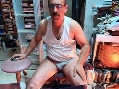 Amateur muscle bear compilation featuring Cenkay and his Turkish cock