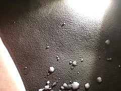 a stinking orgasm and a big cumshot