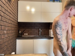 Plowed a Dude on the Kitchen Table.