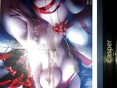 Ahri SoP - Cum Tribute On Ahri's Body And Boobs
