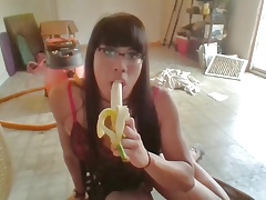 Femboy Loves Bananas