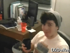 Watch this hot dude go wild on his horny girlfriend's throat