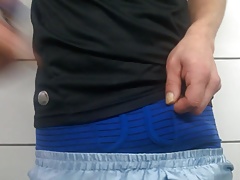 Soccer Sagging, ripping and cum