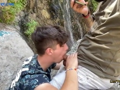 Hot Twink Jay Magnus Raw Juven Fucked Waterfall Public Blowjob Fuck A