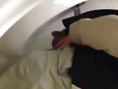 Balls out pissing