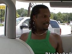 Black guy gets rough with this white dude