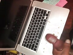 (PT4) Gave My Macbook Laptop A Facial _ solo young college black male masturbation nympho