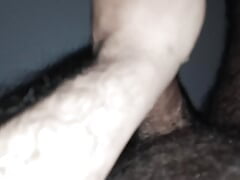 Jerking Off My Big White Cock and Cum