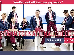 STAXUS INTERNATIONAL COLLEGE  EPISODE 01(story and sex) : young college students have sex after school !