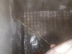Peeing in the shower