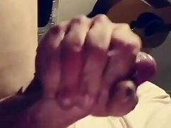 Rik Sean stroking his Cock