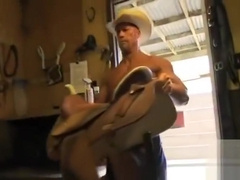 Cowboy Muscle worship