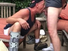 Nasty Parent Idolizes and Deep Throats Pecker with Zeal