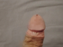 Slugs of Jizm in my arm after frolicking with my man meat