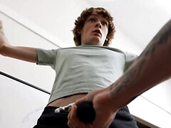 Hunk with long hair and a big cock looking too hot