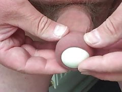 Floppy foreskin with table tennis ball plus 4 casino chips