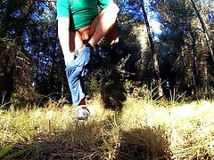 naked In the woods