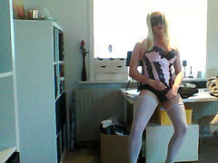 Crossdresser total web cam session