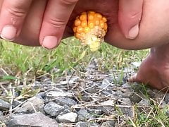 Corn in my asspussy