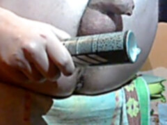 fuck my ass no hands cum twice guts vibration