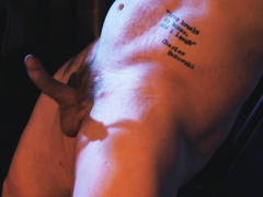 Master Devin Franco Masturbates Davin Strong Dick After Flogging