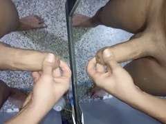 Watch me cum once more in the mirror 😏