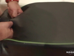 Muscle Otter Bashes His Uncircumcised Manmeat & Boinks Some Fucktoys