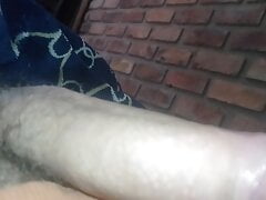I masturbate on my feet with toys and milk