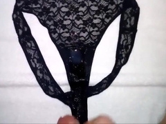 Ginormous Geyser of Jizm on Muddy Undies (barely legal Amateur Flick)