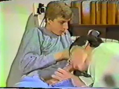 Horny male in exotic vintage gay sex movie