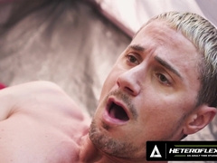 HETEROFLEXIBLE - Buds Skyy Knox & Tony D'Angelo Make Excuses To Jack Off & Attempt Rectal On Camping Tour