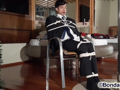 Dito Bernardo tied and ball-gagged for Bdman Productions